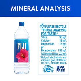 FIJI pack of 12 bottles ready for on-the-go hydration