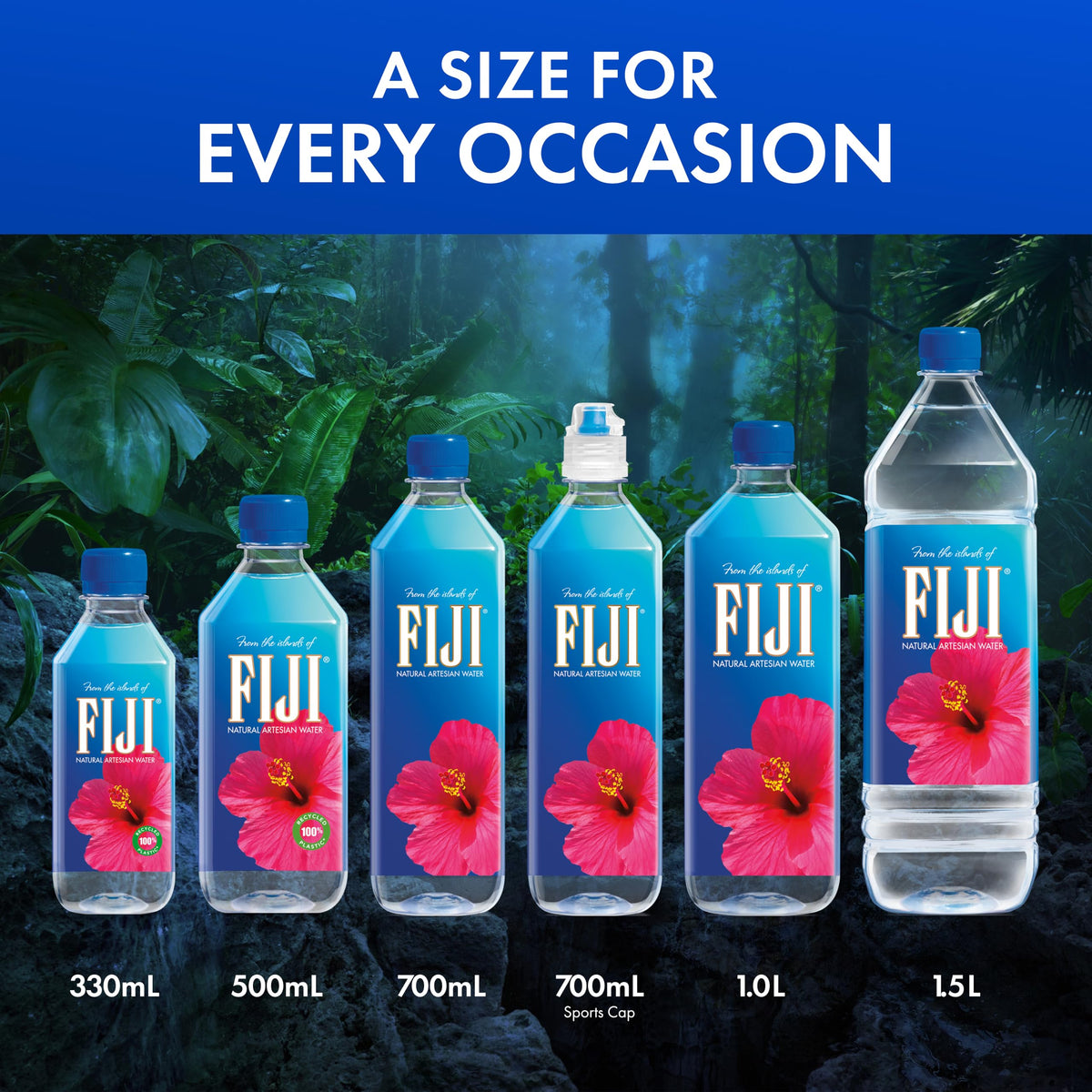 FIJI Water artesian source depiction showing natural filtration