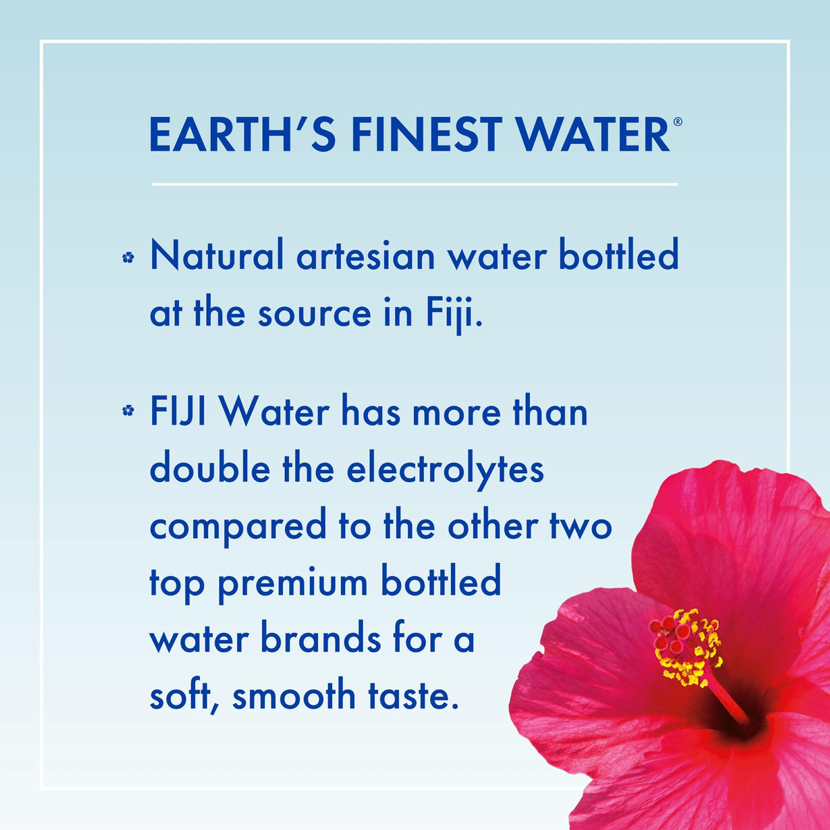 FIJI Water on-the-go bottle for hiking and travel
