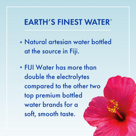 FIJI Water 12-bottle pack ideal for families, offices, and events.
