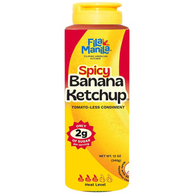 Fila Manila Spicy Banana Ketchup bottle with resealable cap for freshness