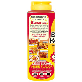 Fila Manila Spicy Banana Ketchup glaze on a burger concept