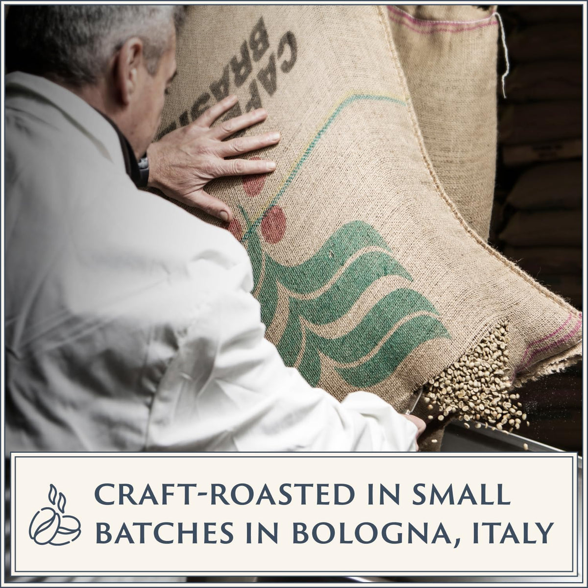 Crema-rich espresso shot brewed from Filicori Zecchini Kave beans.