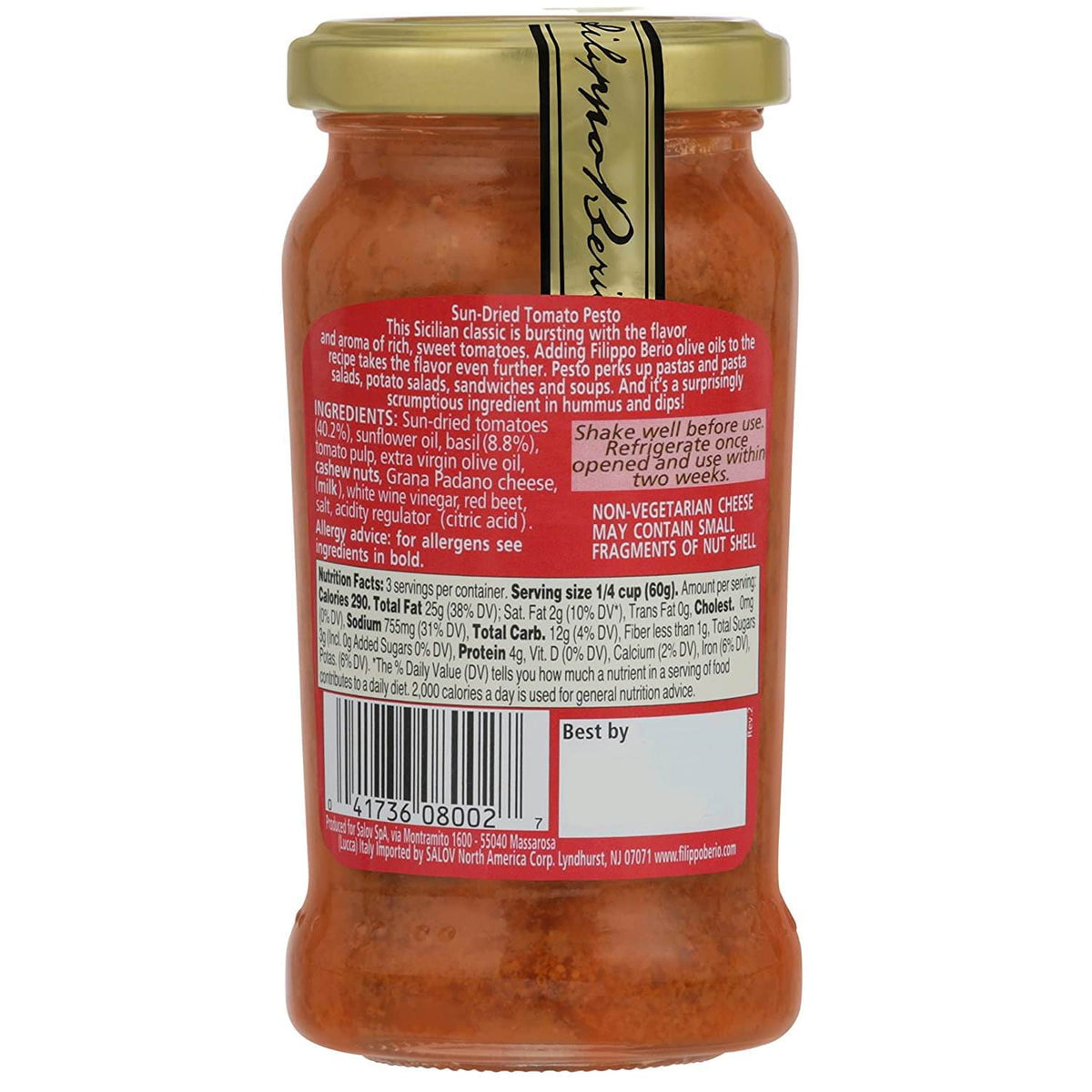 Filippo Berio pesto marinade bottle suggests meats or poultry with rich Italian notes.