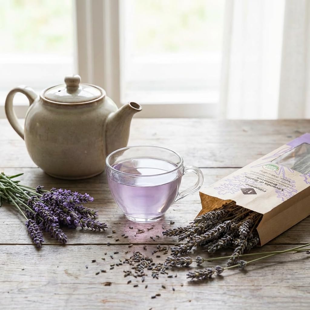 Filippone dried lavender branches Sicilian premium aroma for baking and teas
