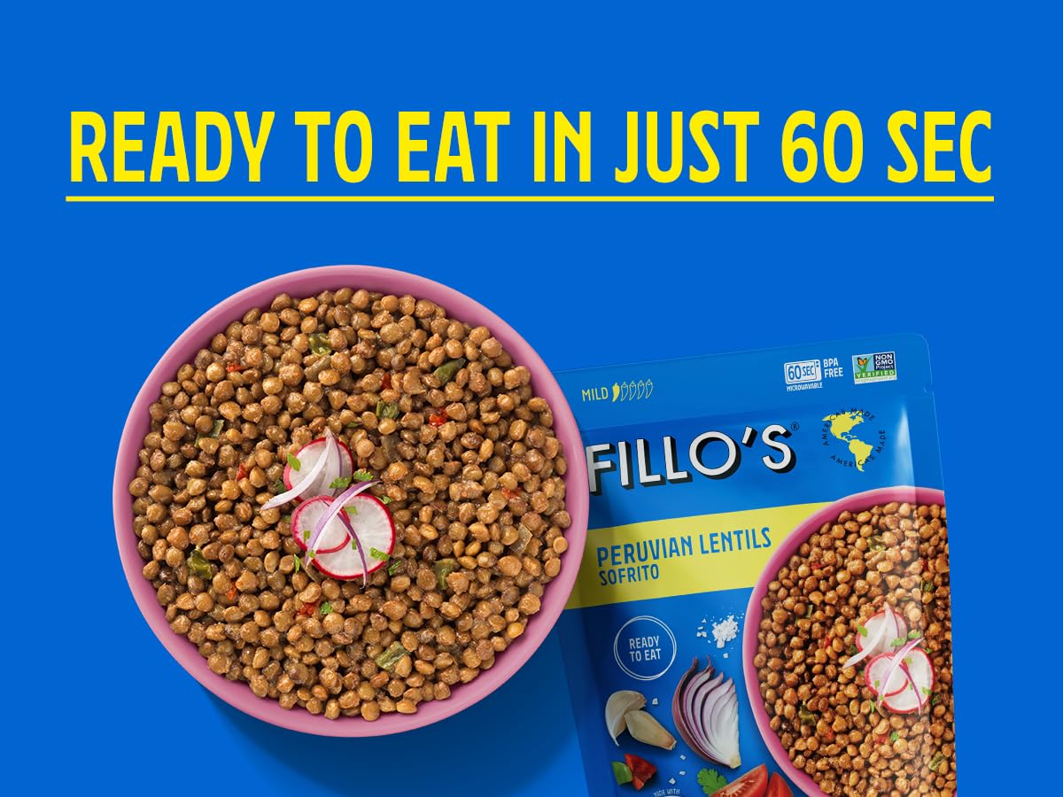 Fillo's Ready-to-Eat Variety Pack pinto beans pouch, versatile side or main in minutes.