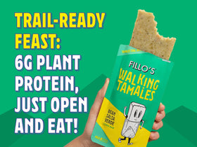 Fillo’s Corn Poblano Rajas tamales – plant-based comfort.