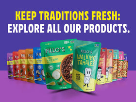 Fillo’s Non-GMO pack supports versatile meal options.