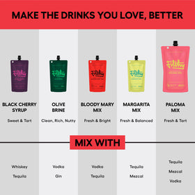 Filthy Food use in high-end bars and restaurants imagery.