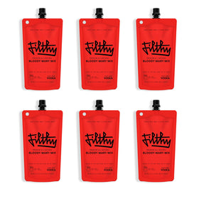 Filthy Food Bloody Mary Mix 8 oz pouch ready for on-the-go cocktails.