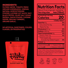 Travel-friendly 32 oz pouch ready for on-the-go mixing