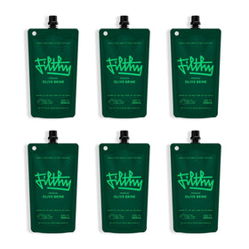 Filthy Food olive brine bottle pour delivers woody, nutty savor to cocktails.