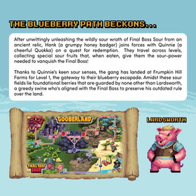 Final Boss Sour Blueberry Level 1 hero display highlights vibrant color and fruit-forward flavor.