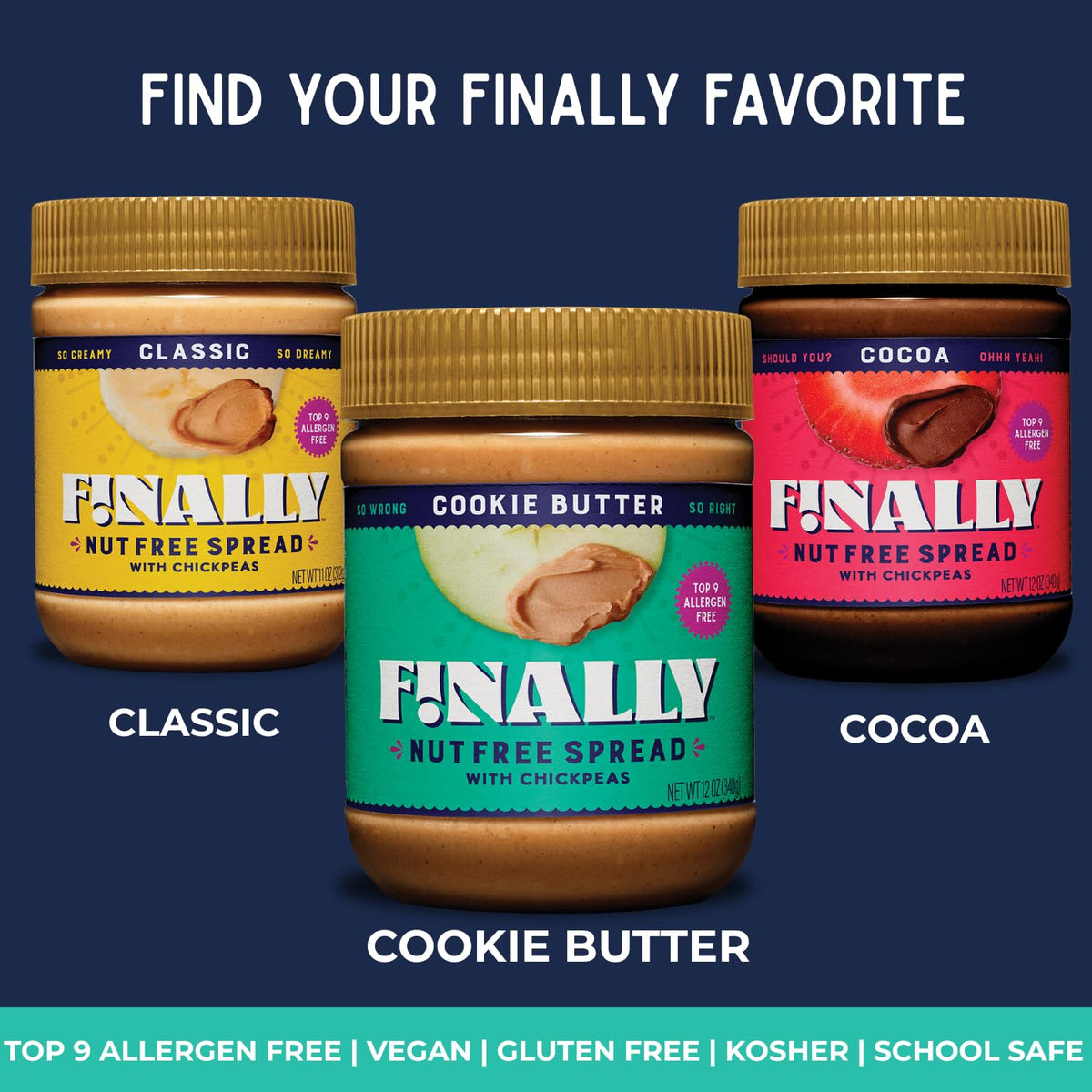 Finally Nut Free Cocoa Spread oatmeal swirl suggests versatile breakfast addition