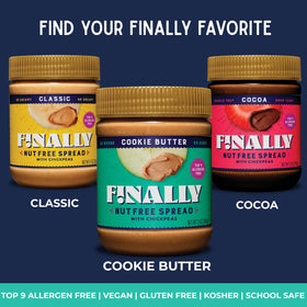 Finally Nut Free Cocoa Spread oatmeal swirl suggests versatile breakfast addition