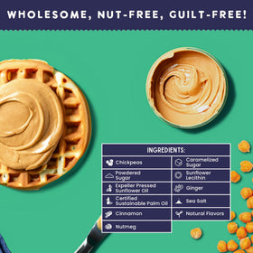 Baking with Finally Nut Free Cookie Butter to add cookie-butter flavor.