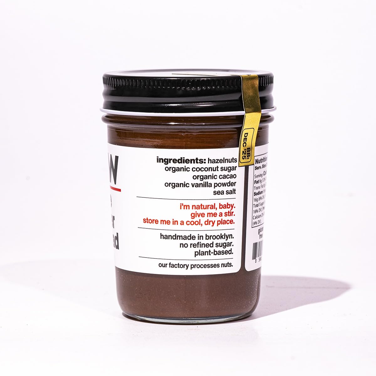 Fine & Raw smooth texture close-up, perfect for waffles and fruit.