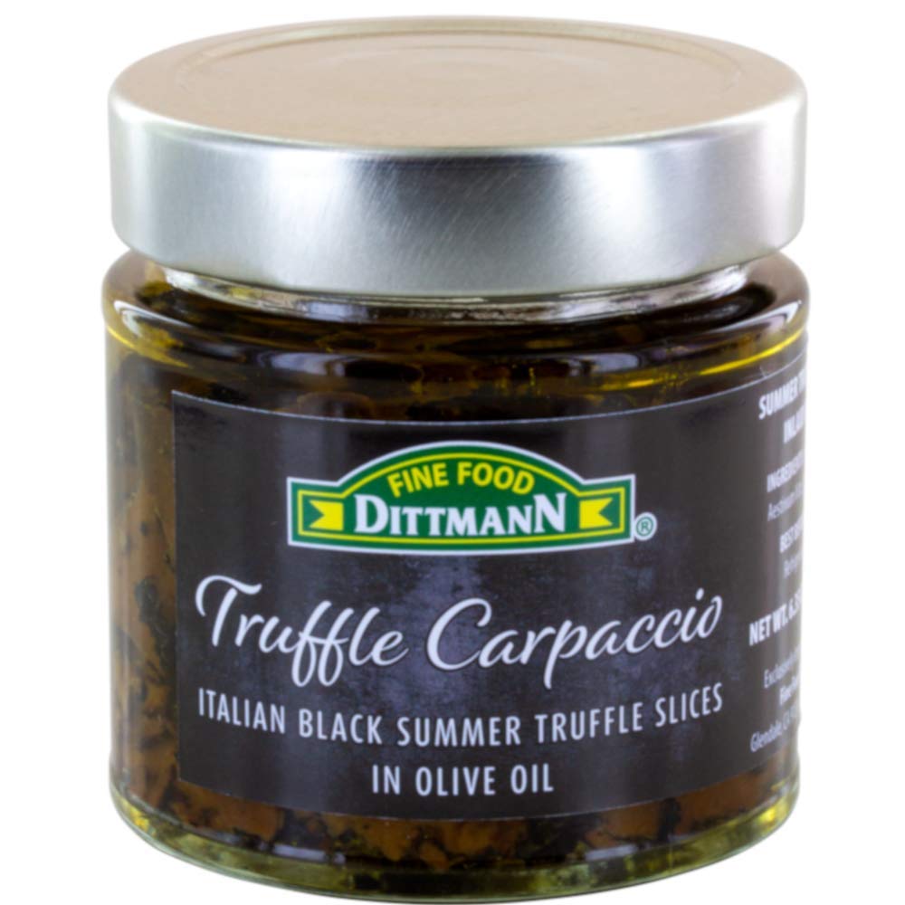 Fine Food Dittmann truffle carpaccio in olive oil enhances salads and pasta
