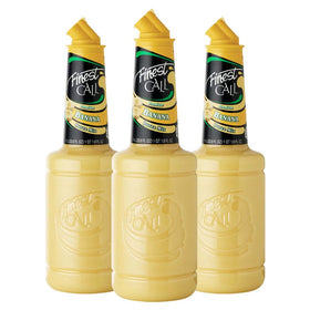 Finest Call banana puree bottle 1L for smooth, consistent cocktails.