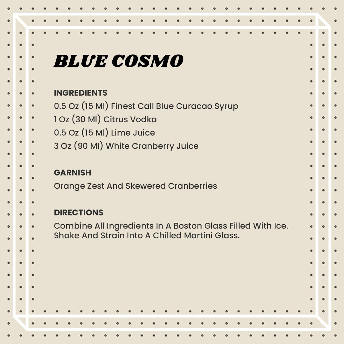 Finest Call blue curaçao pack of six bottles ready for bar or home use.