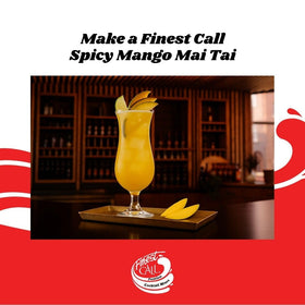 Finest Call Mango Cocktail Mix aroma and flavor for tropical drinks.