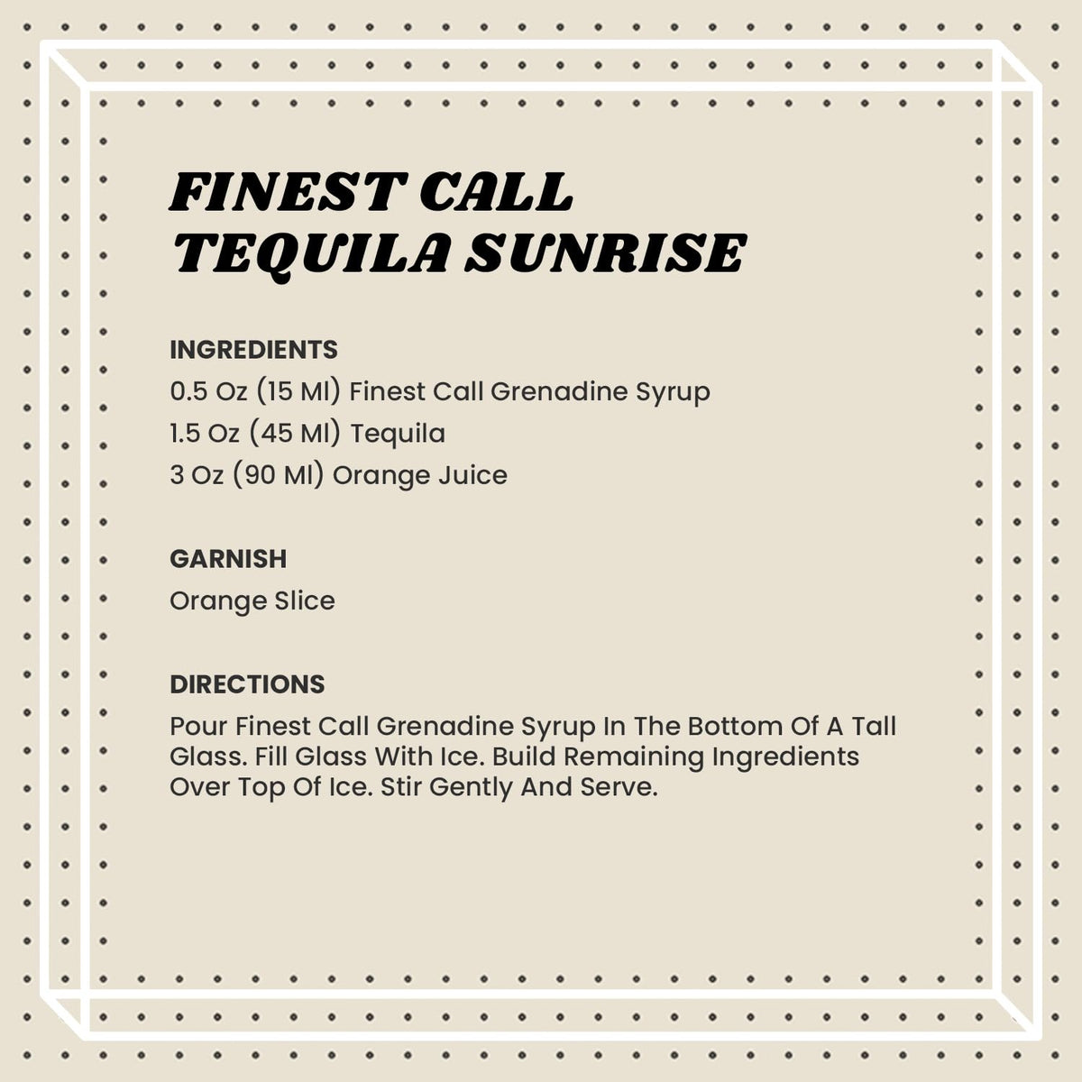 Finest Call grenadine pour-cap close-up shows precise bartender-friendly pour.