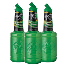 Finest Call lime juice bottle 1L ready for bright cocktails.