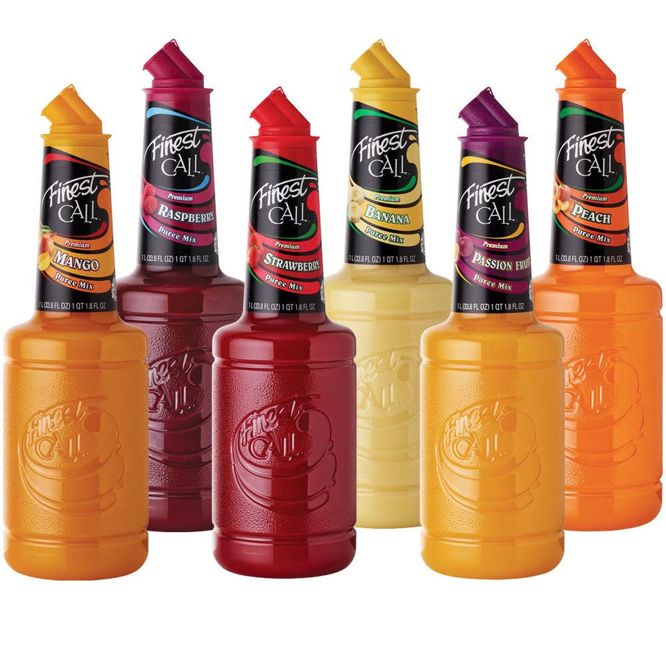 Finest Call mango puree bottle for vibrant cocktails and smoothies