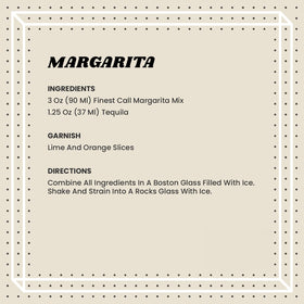 Finest Call label detail highlights lime and agave aroma.