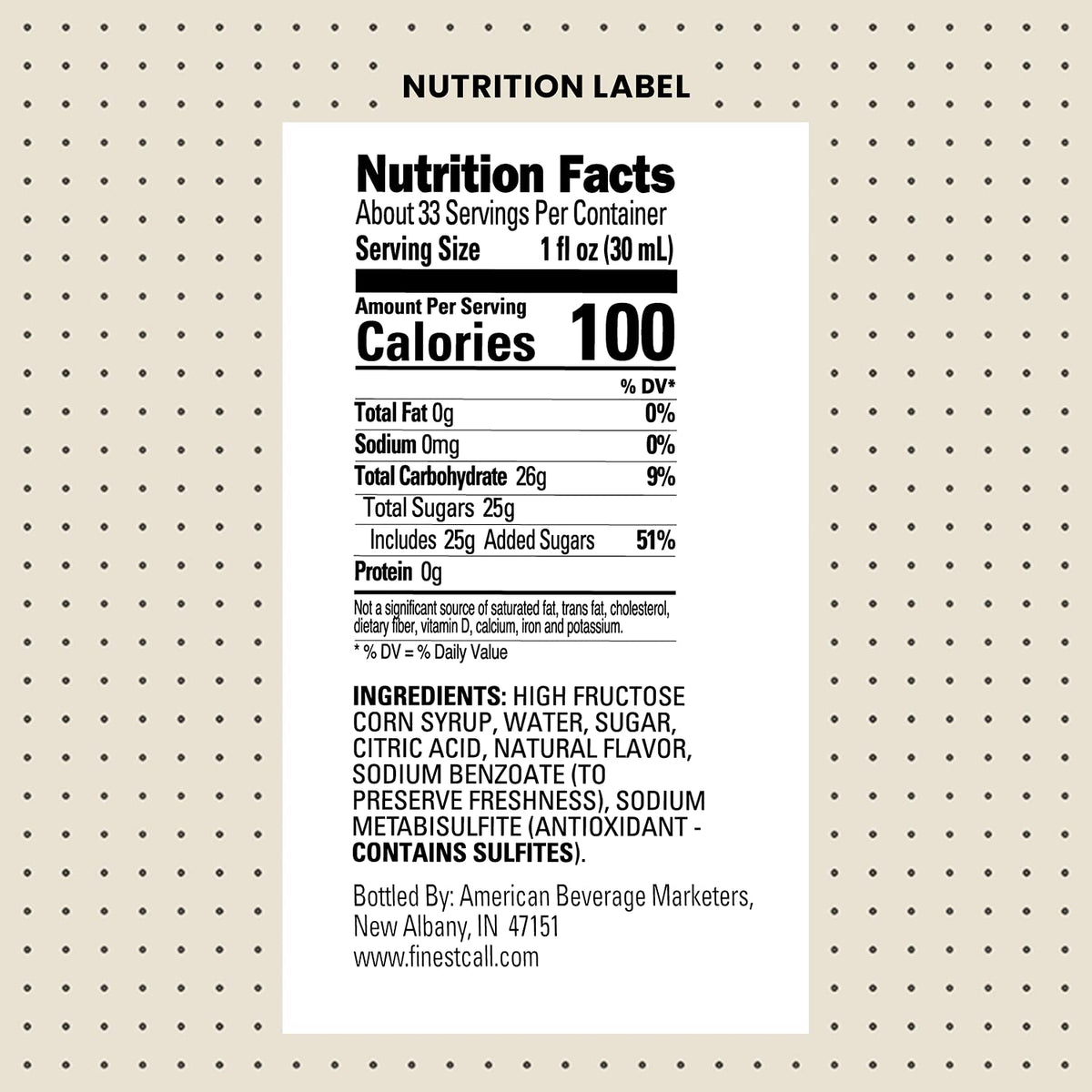 Finest Call Orgeat syrup three-pack box emphasizes safe shipping and value.