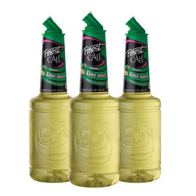 Finest Call Premium Lime Juice Bottle for bright lime flavor in cocktails.
