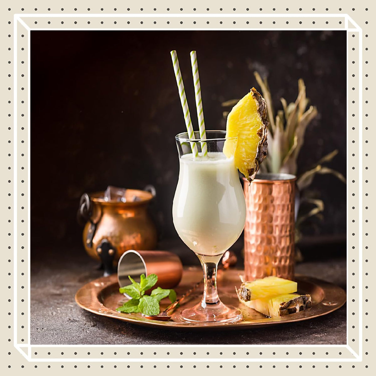 Finest Call pina colada dispensing closure demonstrates bartender-friendly precision.