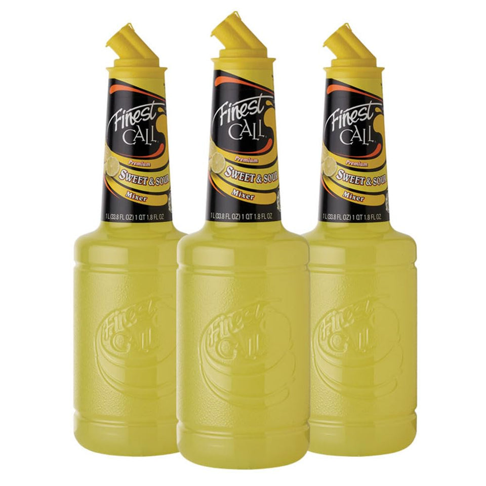 Finest Call Sweet and Sour 1L bottle – crisp lemony balance for versatile cocktails.