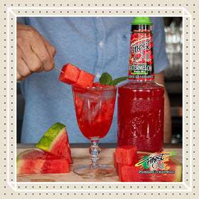Finest Call Watermelon Puree bartender pour shows quick, consistent pours