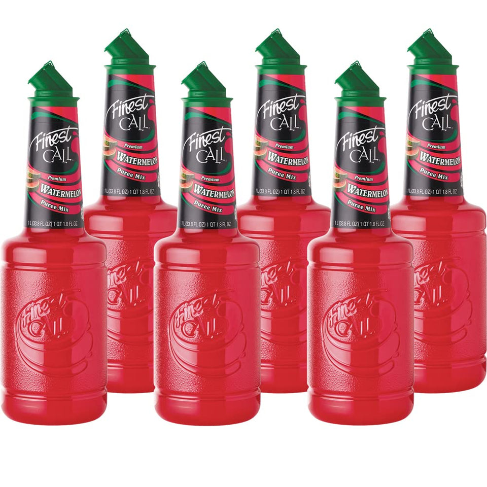 Finest Call Watermelon Puree bottle front for cocktail bases