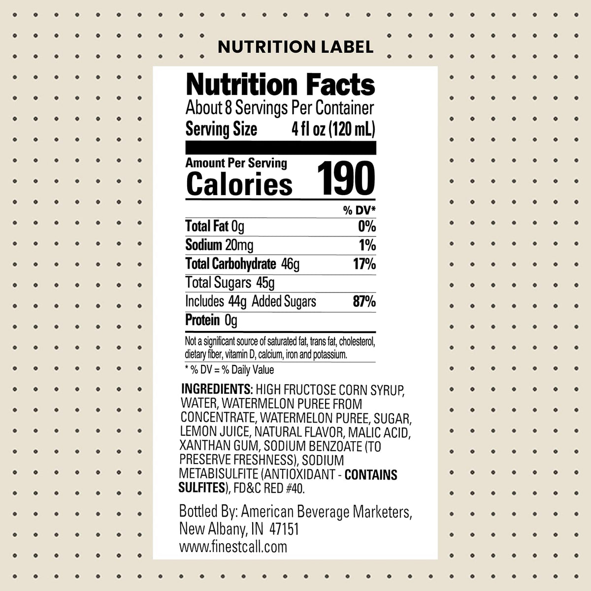 Finest Call Watermelon Puree six-pack packaging for safe shipping