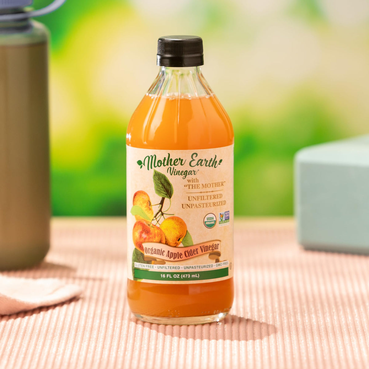 Finished-golden-apple-cider-vinegar-scene highlights premium quality and smooth finish.