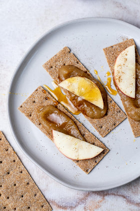 Finn Crisp Caraway Sourdough Rye Thins rustic setup ideal for entertaining.