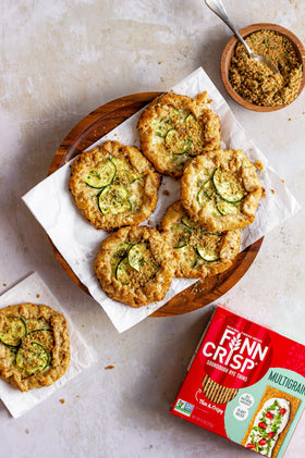 Finn Crisp no additives and kosher certified packaging shown