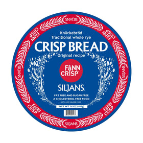 Finn Crisp Siljans stays fresh in a cool, dry cabinet for shelf life.