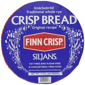 Finn Crisp Siljans packaging showcases Nordic tradition and long-lasting crispbread quality.