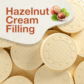 Fiorella Crunch premium white chocolate provides balanced sweetness in every piece.