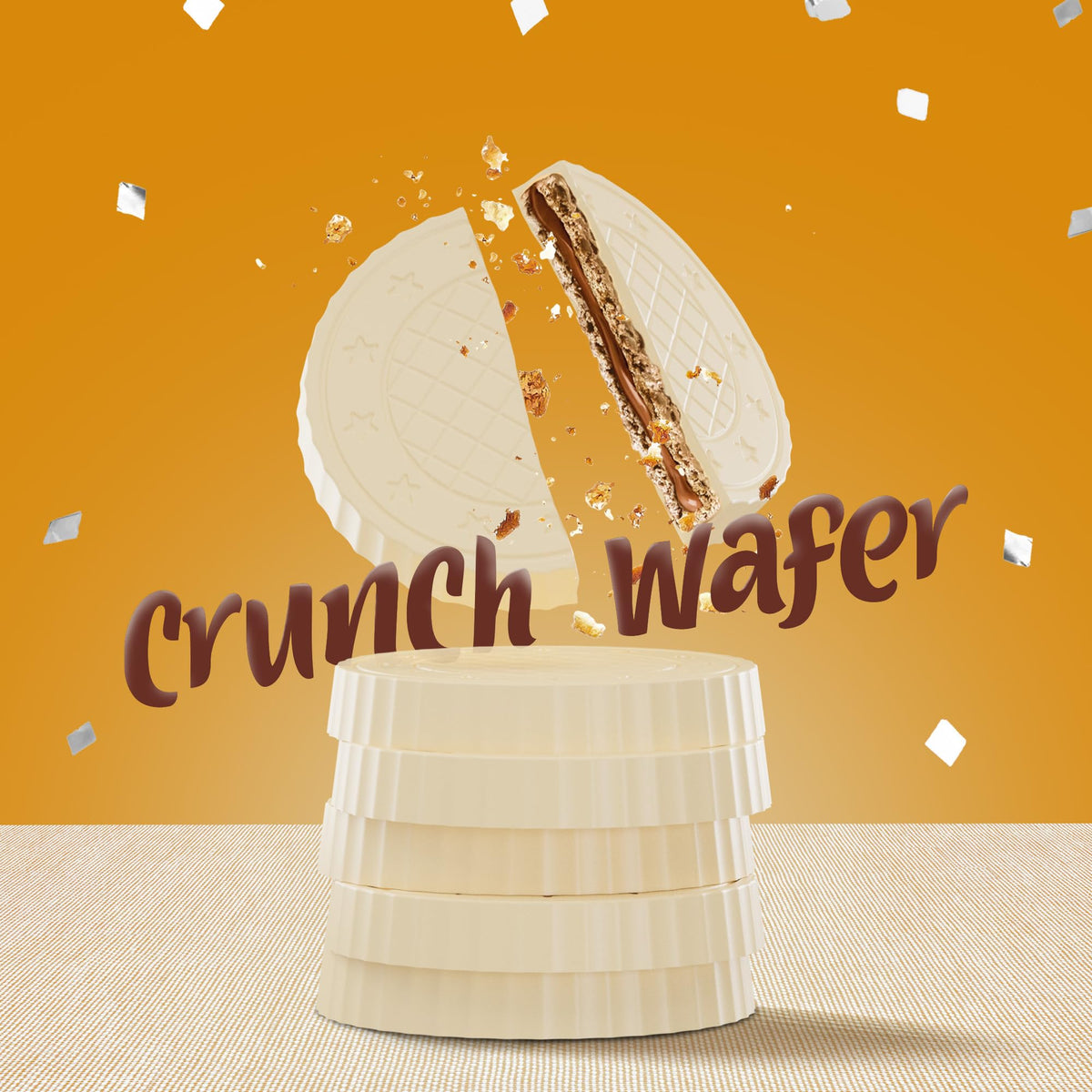 Fiorella Crunch versatile snack suitable for lunchboxes and coffee breaks.