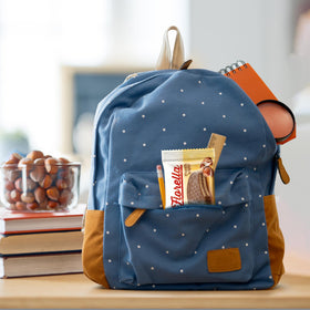 Fiorella on-the-go snack packet keeps treats fresh and portable.