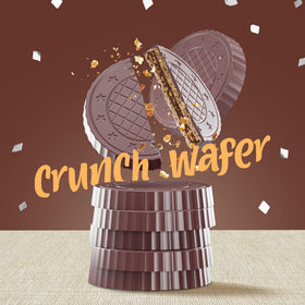 Fiorella's textured crisp wafer enhances bite and crunch.