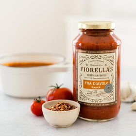 Fiorella's Fra Diavolo in pantry for everyday cooking, seed oil free