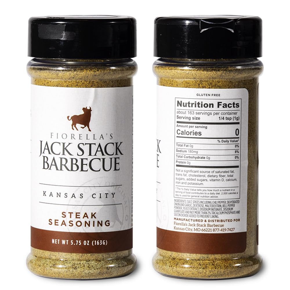Fiorella's Jack Stack packaging overview showing gluten-free and diet-friendly options.