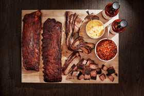 Fiorella's Jack Stack 2-pack display, convenient for family feasts and gifts.