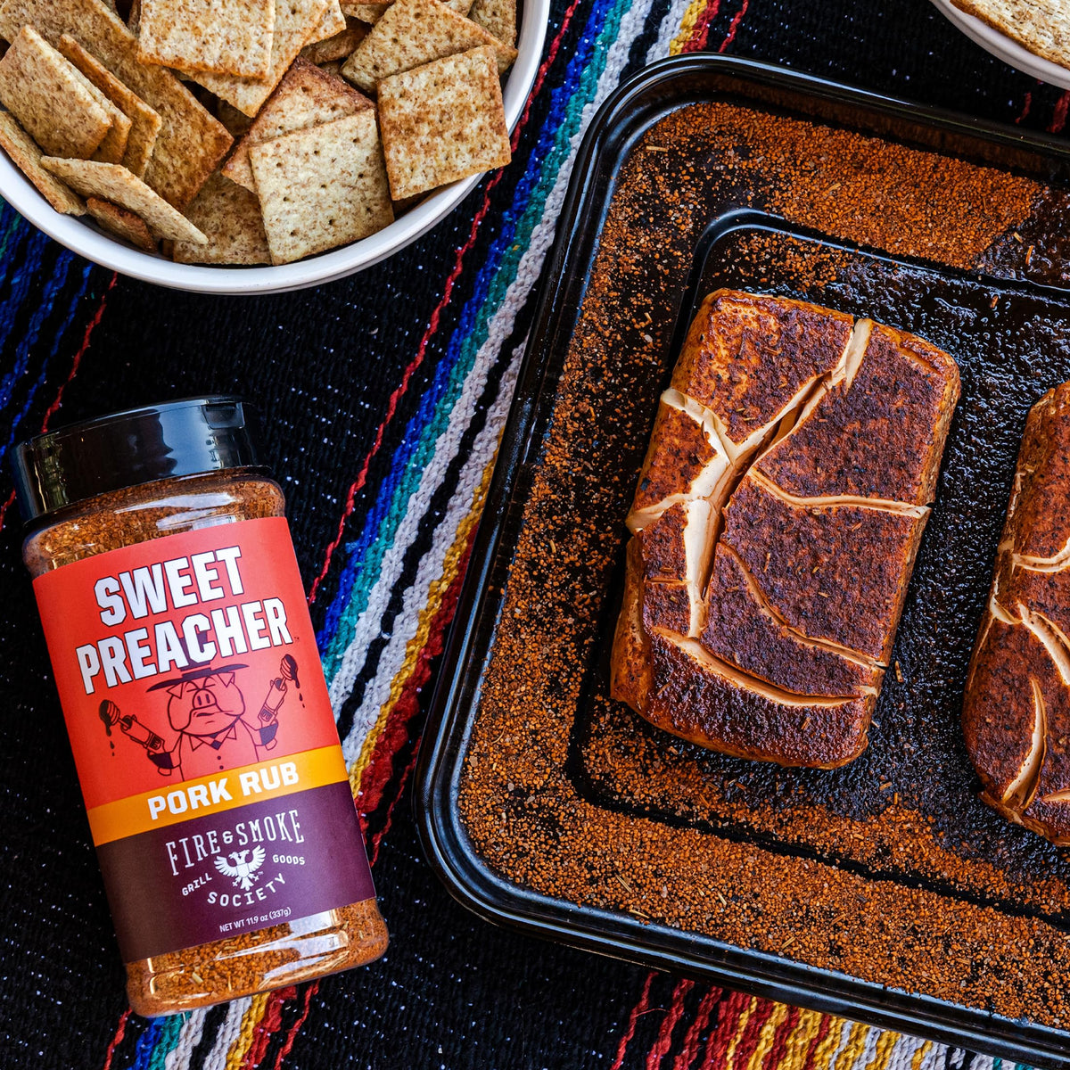 Fire & Smoke Society Vegetable Seasoning livens vegetables with balanced heat and aroma.