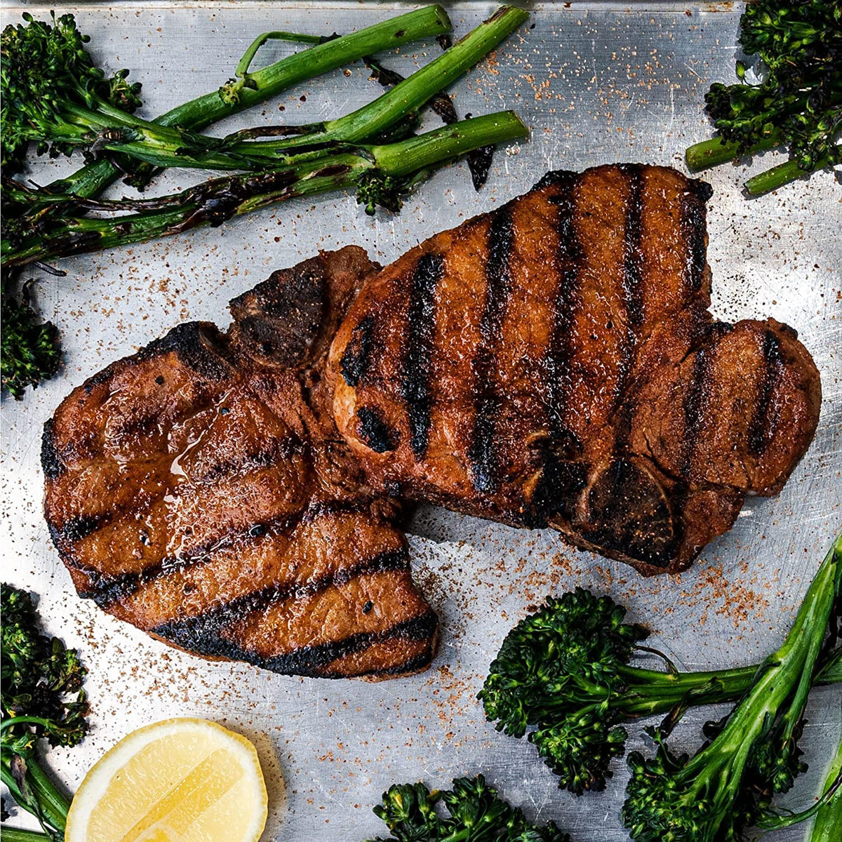 Fire & Smoke Society Cherry Cola Dry Rub on chicken, fruity warmth and seasoning.